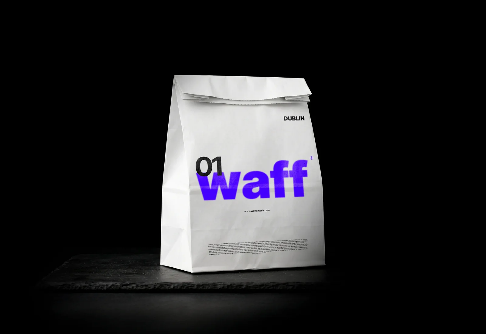 WAFF Dublin — Diseño de Marca + Packaging